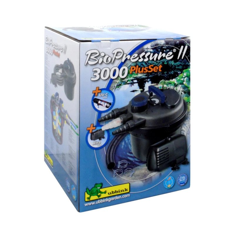 Filtre à pression BioPressure II 3000 PlusSet | UBBINK Filtre à pression BioPressure II 3000 PlusSet | UBBINK