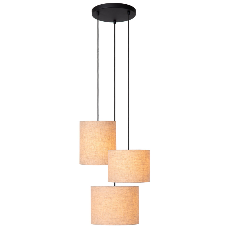 Suspension Maya crème E27 3 x 40 W LUCIDE Suspension Maya crème E27 3 x 40 W LUCIDE