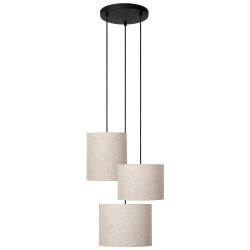 Suspension Maya crème E27 3 x 40 W LUCIDE