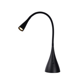 Lampe de bureau Zozy noire dimmable LED 4 W LUCIDE
