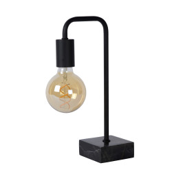 Lampe de table Lorin noire E27 40 W LUCIDE Lampe de table Lorin noire E27 40 W LUCIDE
