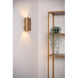 Applique murale Ovalis or mat E14 2 x 9 W LUCIDE Applique murale Ovalis or mat E14 2 x 9 W LUCIDE