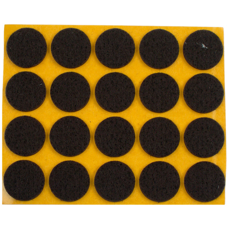 Patin feutre brun 17mm – Protège vos sols | TEKNI-PROTECT Patin feutre brun 17mm – Protège vos sols | TEKNI-PROTECT