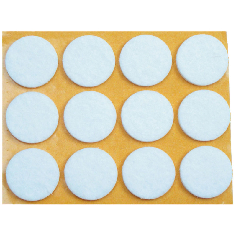 Patin feutre blanc Ø 22mm – Protège vos sols | TEKNI-PROTECT Patin feutre blanc Ø 22mm – Protège vos sols | TEKNI-PROTECT