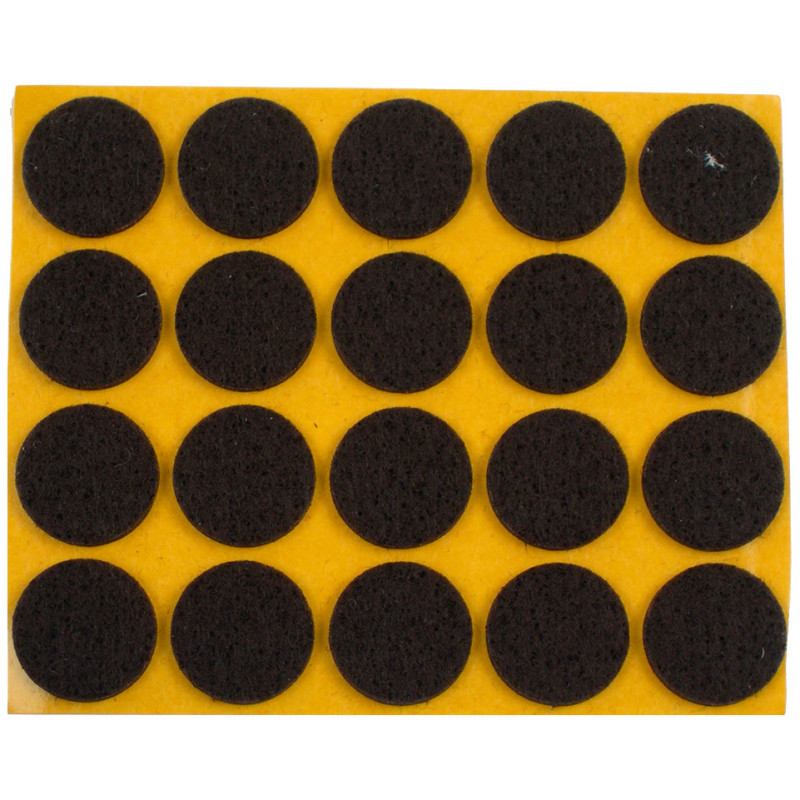 Patin feutre brun 22mm – Protège vos sols | TEKNI-PROTECT Patin feutre brun 22mm – Protège vos sols | TEKNI-PROTECT