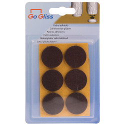 Patin feutre brun 28 mm – Protège vos sols | TEKNI-PROTECT