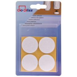 Patin en feutre blanc Ø 35 mm – Protège vos sols | TEKNI-PROTECT