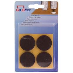 Patin feutre brun Ø35mm – Protège vos sols | TEKNI-PROTECT