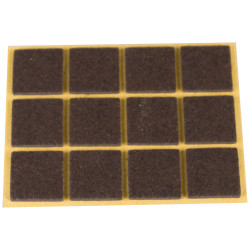 Patin feutre marron 24x24mm – Protège vos sols | TEKNI-PROTECT