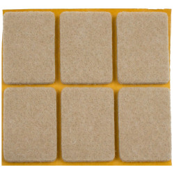 Patin en feutre Super beige 20 x 40 mm 6 pièces TEKNI-PROTECT Patin en feutre Super beige 20 x 40 mm 6 pièces TEKNI-PROTECT