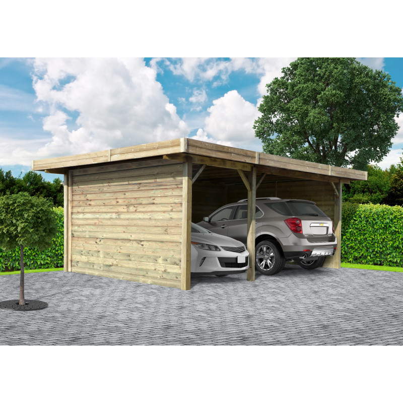 Carport combiné 5 x 7 x 2,5 m SOLID