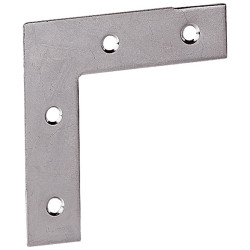 Équerre plate Acier 125x125mm – Renforcez vos assemblages | TEKNIFIX