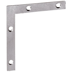 Équerre plate acier 40x40x10mm – Fixation Robuste | TEKNIFIX

