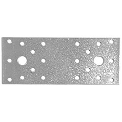 Plaque d'assemblage acier 140x55mm – Fixation Robuste

