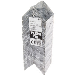 Équerre acier 40 × 40 × 60 mm 50 pièces – Renfort solide | TEKNIFIX