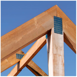 Plaque à pointes en acier 105 x 42 x 10 mm TEKNIFIX