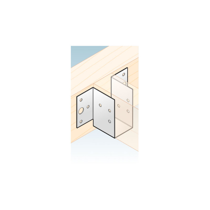 Etrier mini acier 25x77mm TEKNIFIX – Fixation solide

