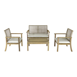 Salon de jardin Séville acacia - Meuble d'extérieur | PROLOISIRS