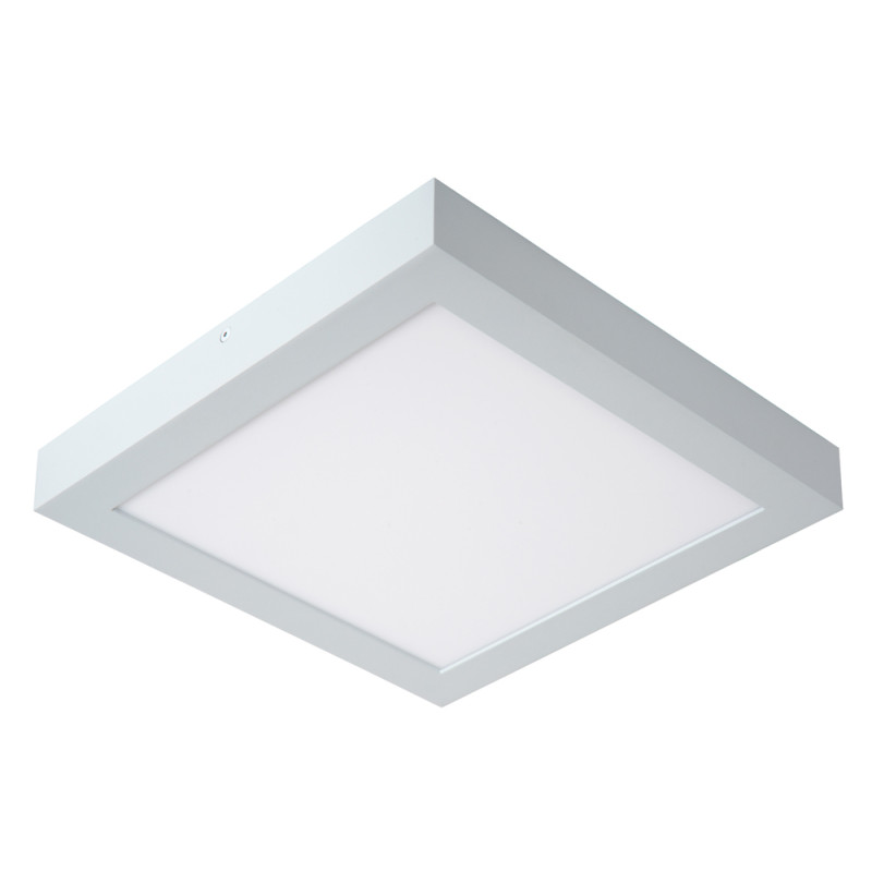 Plafonnier LED pour salle de bain Brice carré blanc 2200 lm 30 W LUCIDE