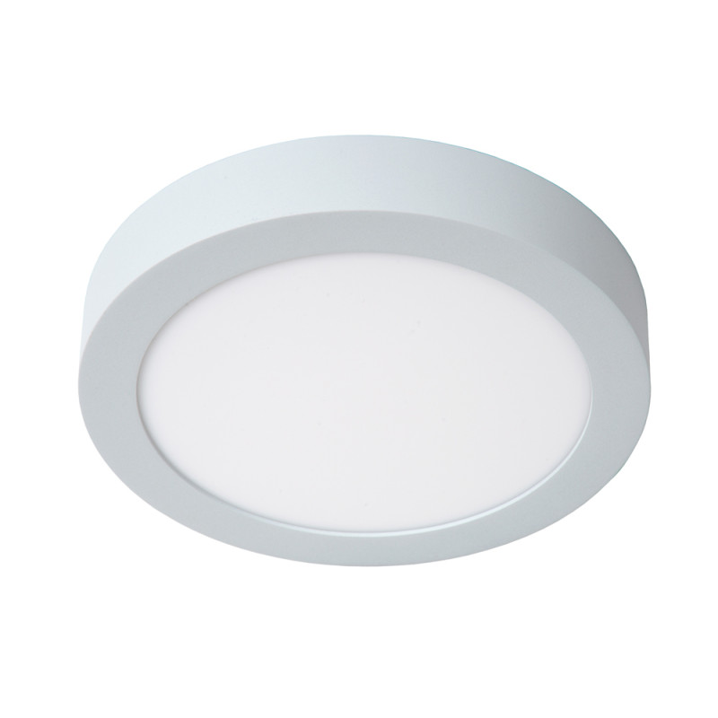 Plafonnier LED pour salle de bain Brice rond blanc 1100 lm 15 W LUCIDE