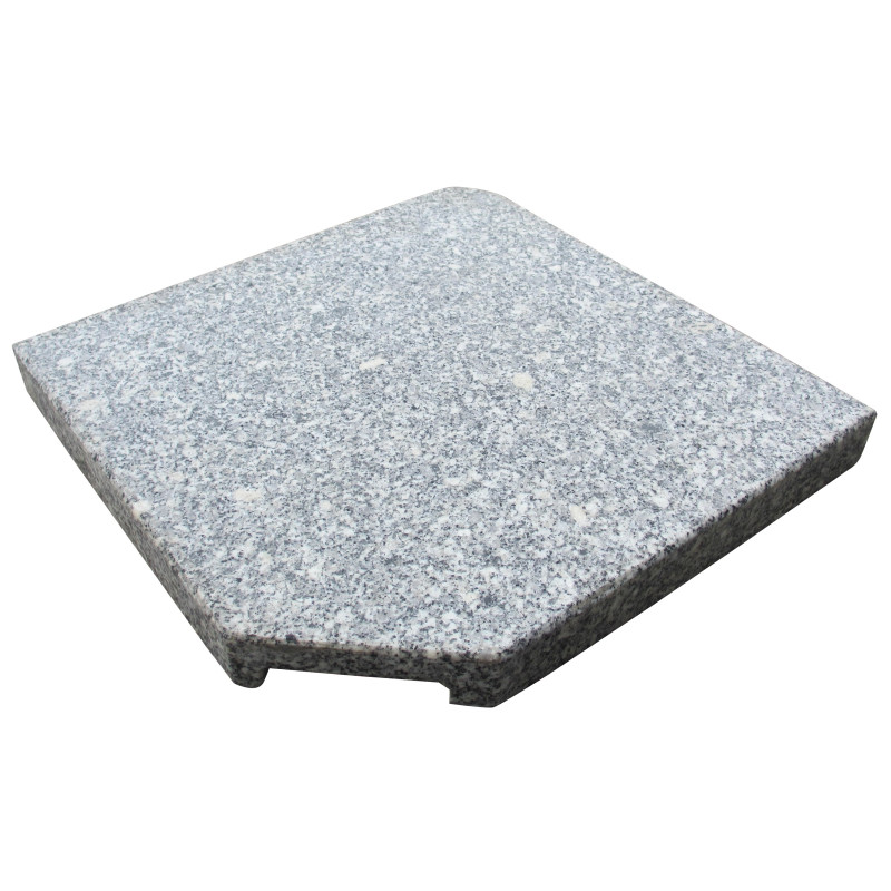 Pied de parasol carrée Granite 25 Kg