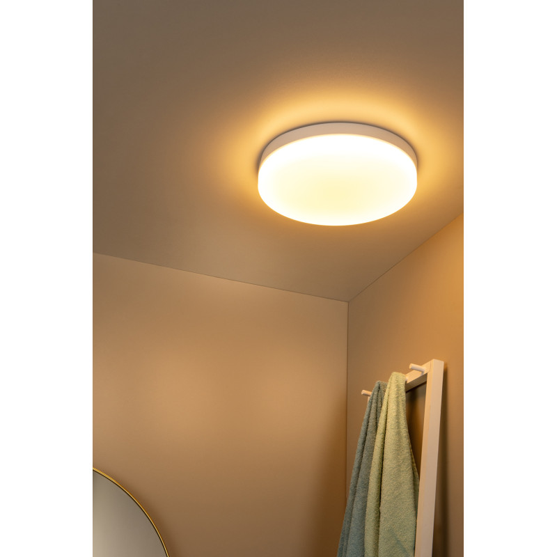 Plafonnier LED pour salle de bain Biskit blanc 2200 lm 36 W LUCIDE