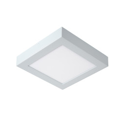 Plafonnier LED pour salle de bain Brice carré blanc 1300 lm 22 W LUCIDE