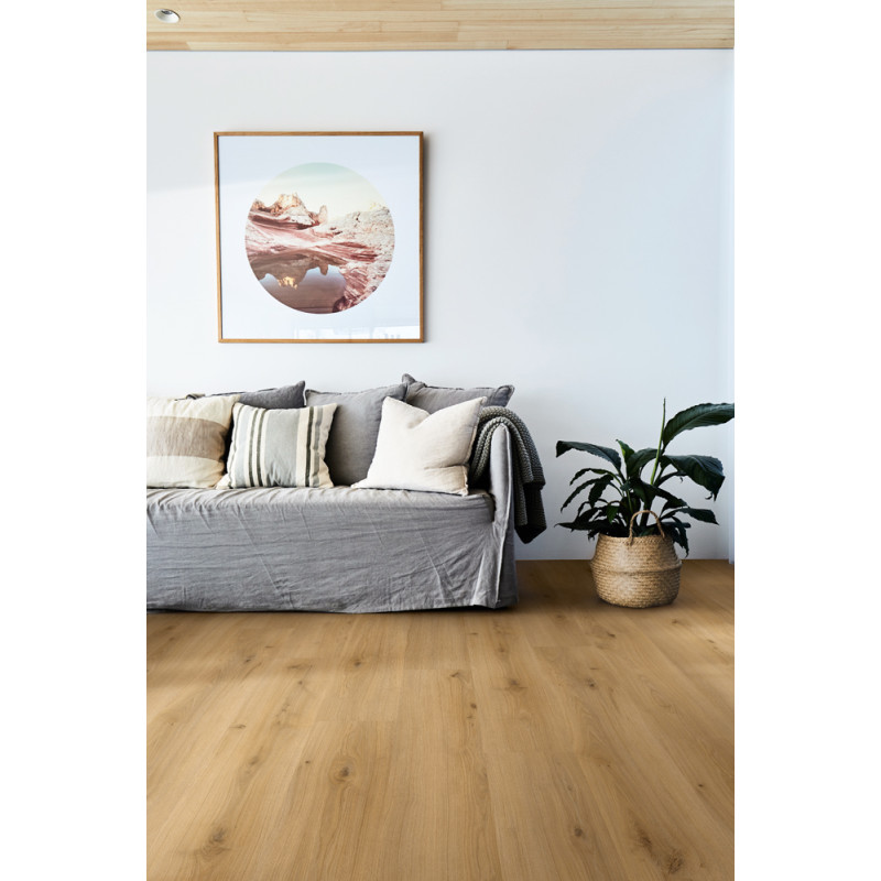 Sol stratifié Chêne Blond VITALITY – Facile à poser

