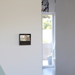 Vidéophone Ultra Slim 2 fils 7" noir CHACON