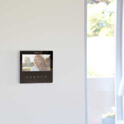 Vidéophone Ultra Slim 2 fils 7" noir CHACON