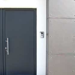 Vidéophone Ultra Slim 2 fils 7" noir CHACON