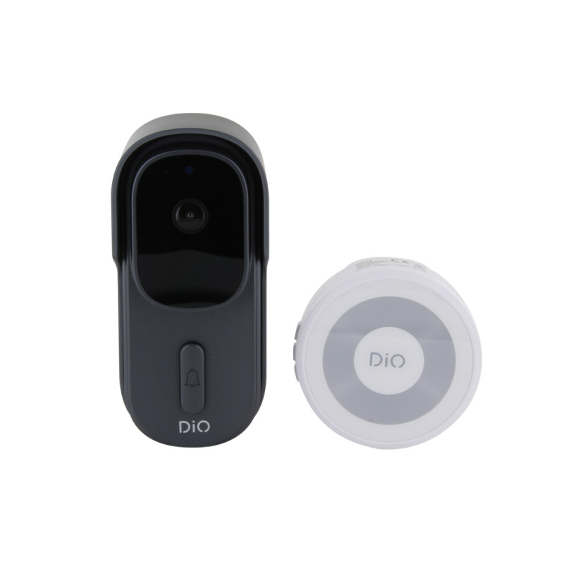 Parlophone connecté sans fil avec notification photo gris DIO