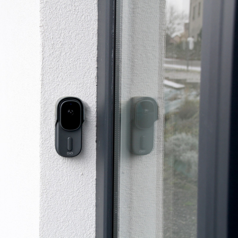 Parlophone connecté sans fil avec notification photo gris DIO