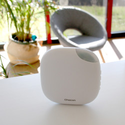 Carillon sans fil sur batterie 300 m blanc CHACON