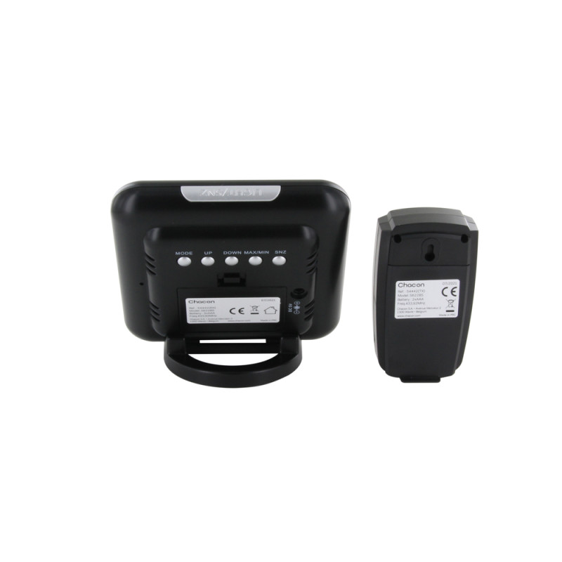 Station météo couleur avec capteur extérieur sans fil CHACON