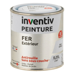 Peinture extérieure Fer 8 ans blanc brillant – 8 ans de protection | INVENTIV