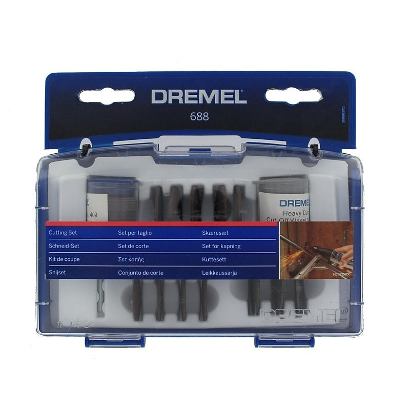 Kit disques à tronçonner DREMEL – Coupe précise | DREMEL
 Kit disques à tronçonner DREMEL – Coupe précise | DREMEL
