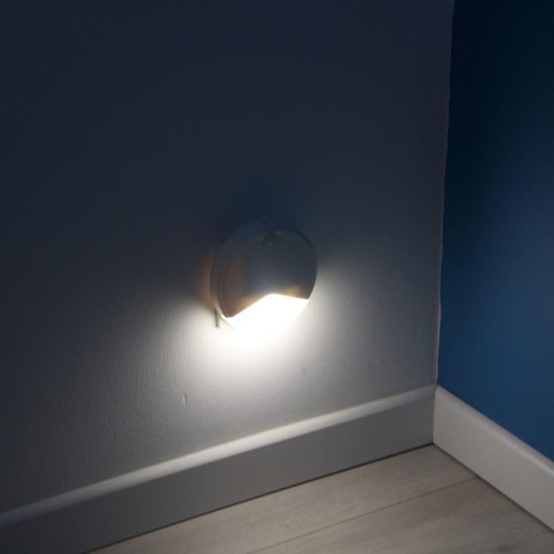 Veilleuse LED fixe avec déteceur de mouvement CHACON