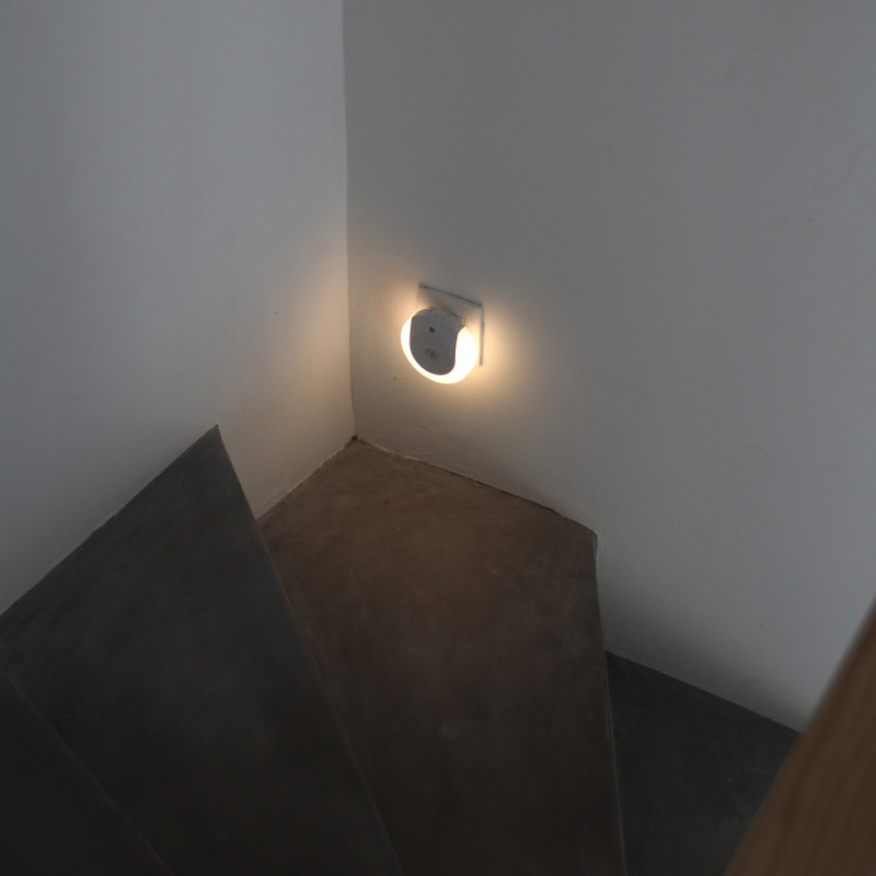 Veilleuse ronde avec détecteur de mouvement et de crépuscule CHACON