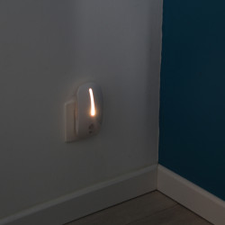 Veilleuse oblongue avec détecteur de mouvement et de crépuscule CHACON