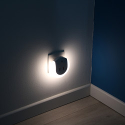 Veilleuse avec prise USB et capteur crépusculaire CHACON