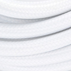 Câble textile HO3VV-F 2 x 0,75 mm² blanc 5 m CHACON
