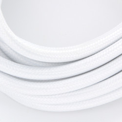 Câble textile HO3VV-F 2 x 0,75 mm² blanc 5 m CHACON