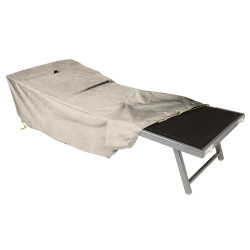 Housse pour lit de soleil beige 200 x 75 x 45 cm – Protection durable