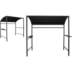 Tonnelle barbecue 2,33x1,45x2,22m - Abri de jardin et barbecue