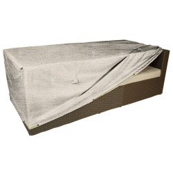 Housse Canapé Jardin Beige 205cm – Protection Intempéries | INVENTIV