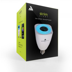 Ampoule LED connectée avec enceinte intégrée E27 RGB 400 lm 7 W AWOX Ampoule LED connectée avec enceinte intégrée E27 RGB 400 lm 7 W AWOX