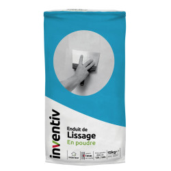 Enduit de lissage poudre 15kg INVENTIV – Lissage parfait