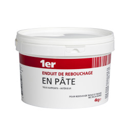 Enduit de rebouchage pâte 4kg – Réparation rapide et efficace