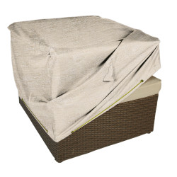 Housse de fauteuil de jardin beige 75 x 75 x 90 – protection durable